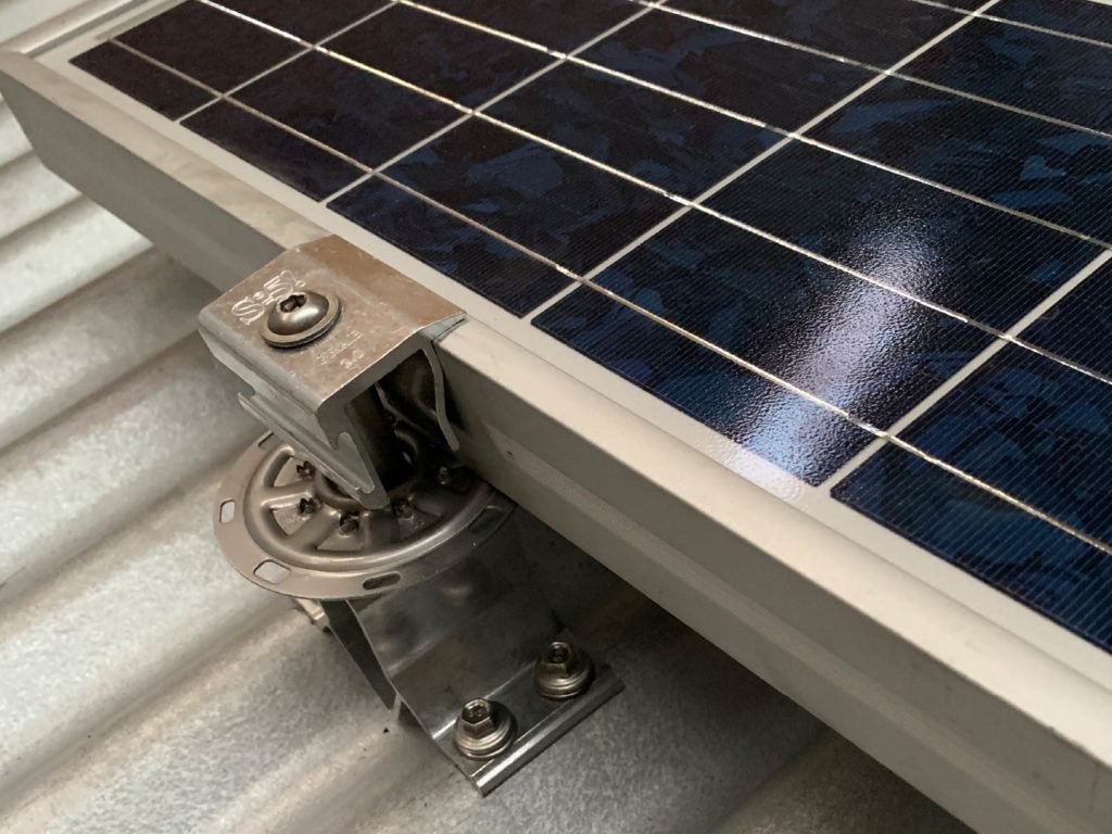 Corrubracket metal roof bracket solar mounting rail-less